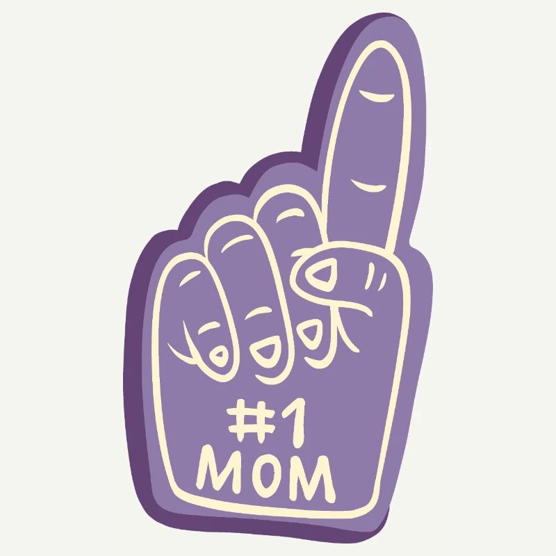 #1 Maman - Illustration cool basée sur Fbased