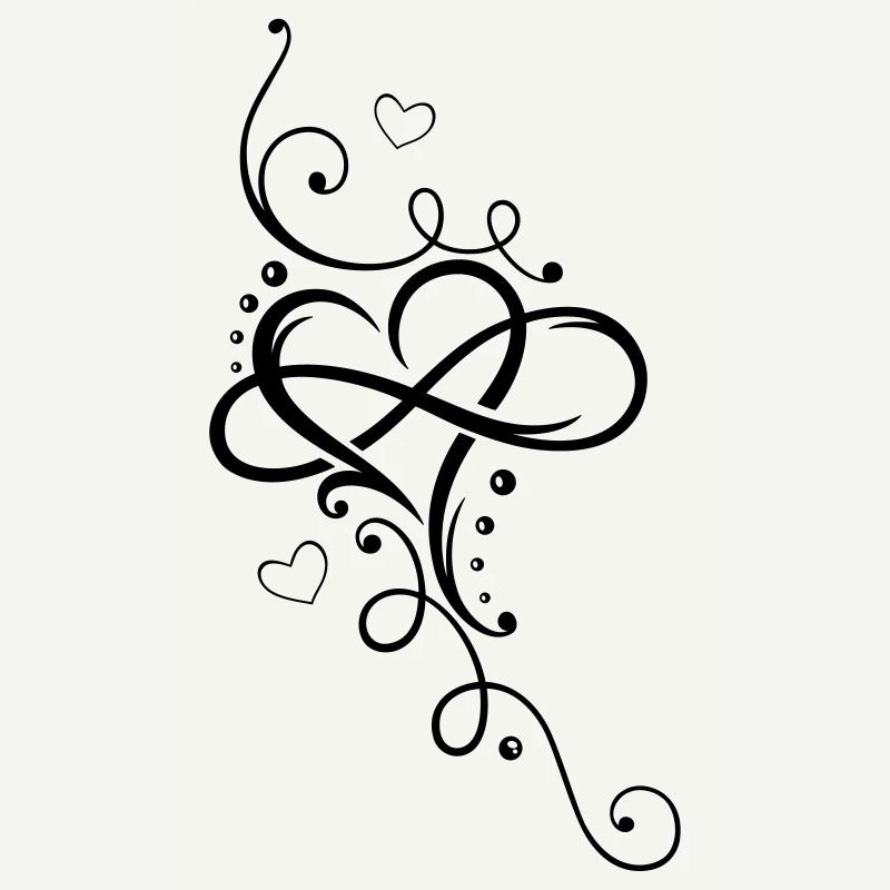 Herz, Unendlichkeit, heart, infinity
