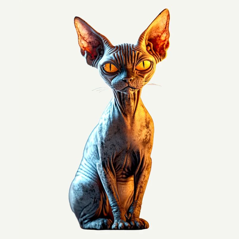 Chat Sphynx Chat Sphynx Chat Canadien Mignon Sphinx