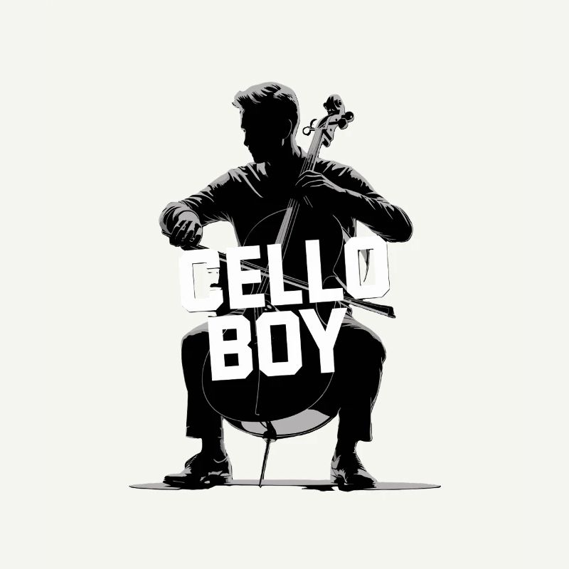 Violoncelle Garçon Silhouette Violoncelle