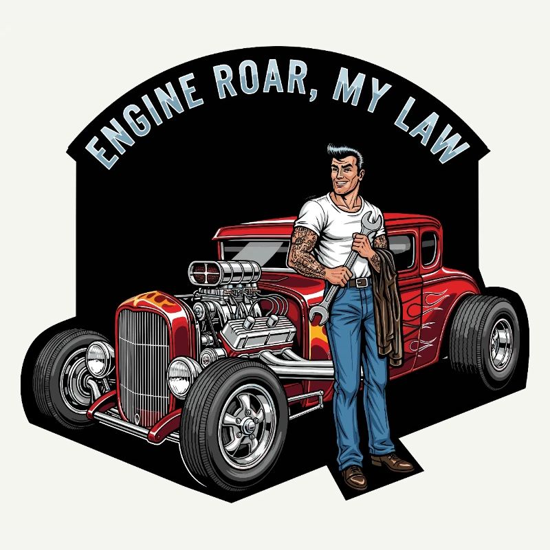 Hot engine and rebellious style