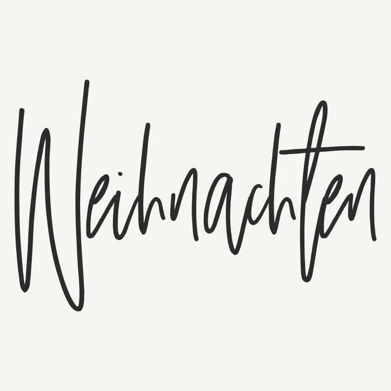 Christmas Script Hand Lettering