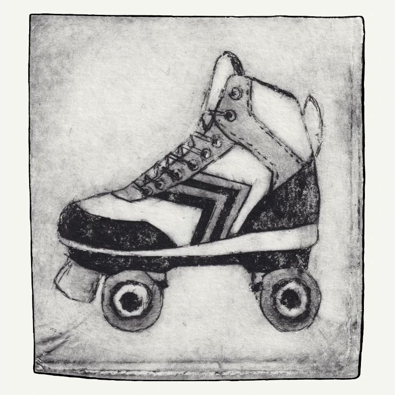 Roller Roller Retro - Sculpté à la main imprimable