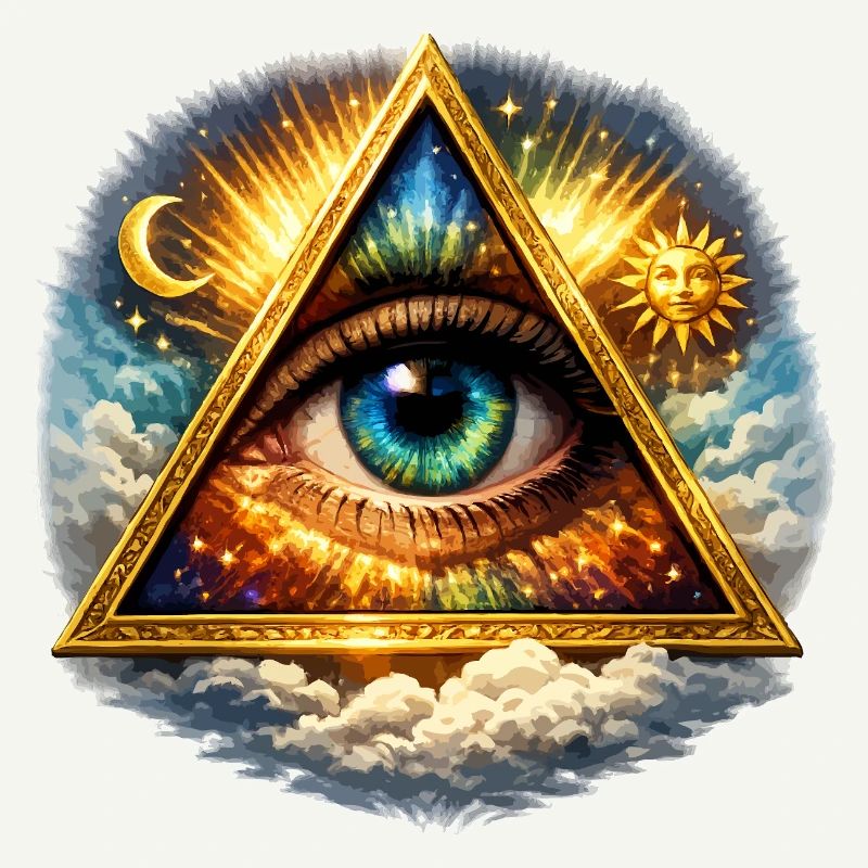 Œil Cosmique en Triangle