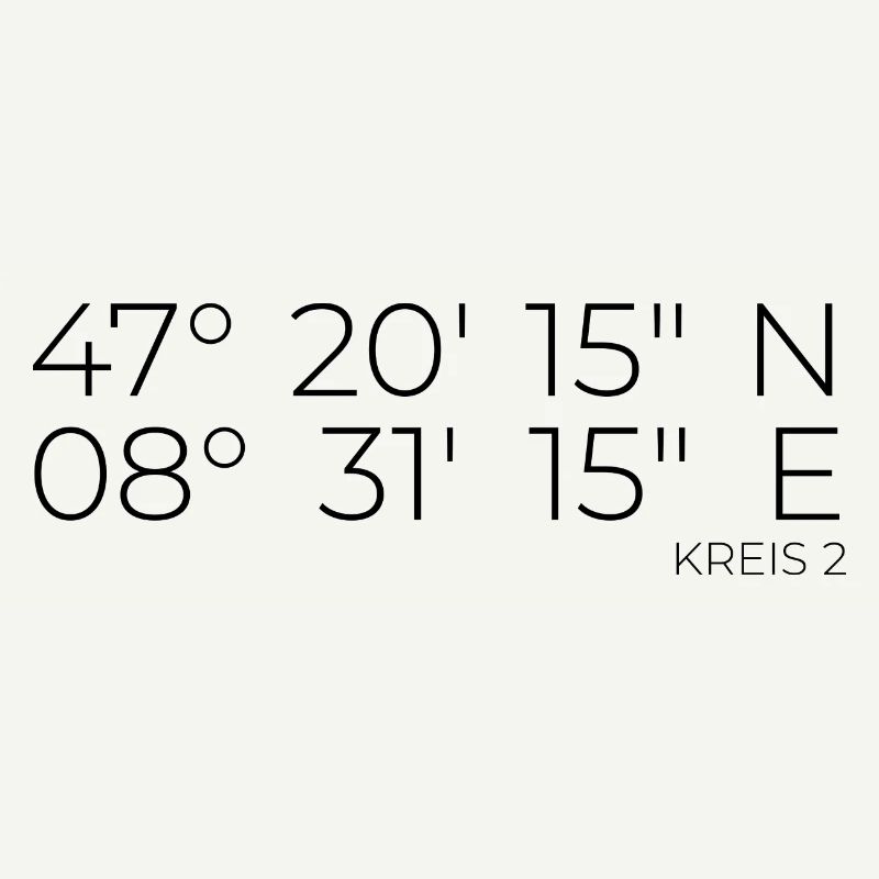 Coordinates District 2 Zurich