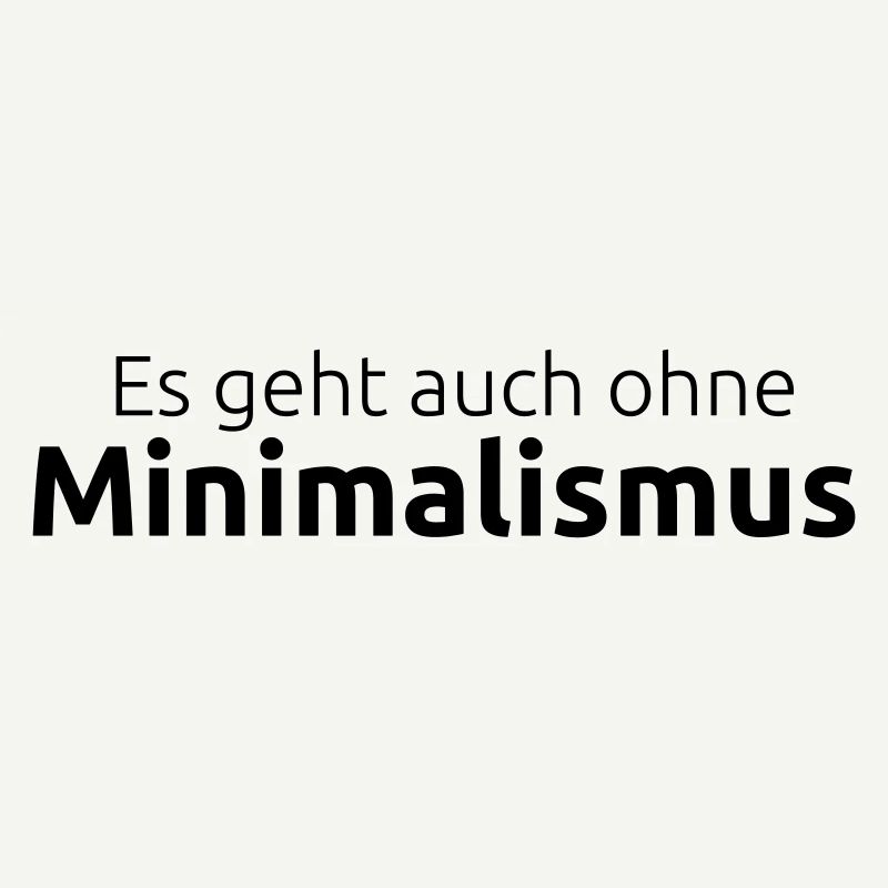 Omit minimalism