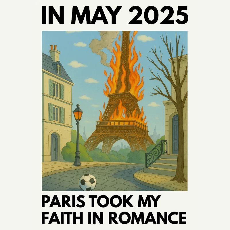 Eiffel Tower on Fire