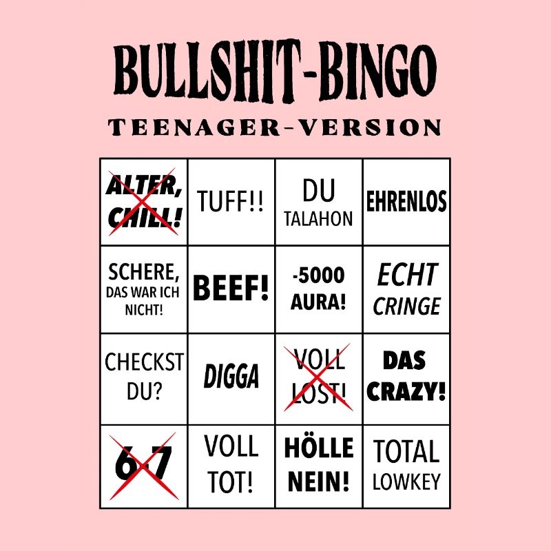 Bingo à la connerie – Version ado