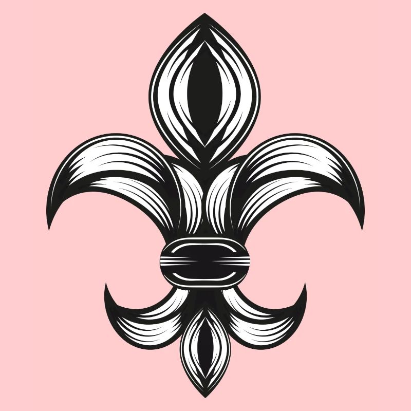 stilisierte Schwertlilie - Fleur-de-Lys