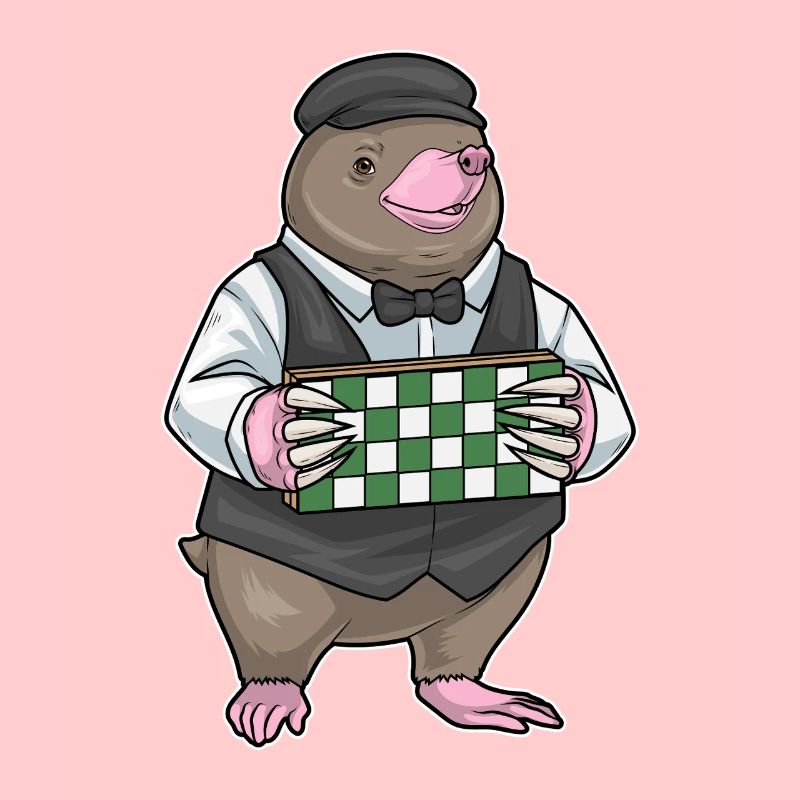 Mole Chessboard Chess Board Game