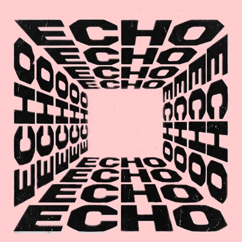 Tunnel Echoes Typographic Pattern