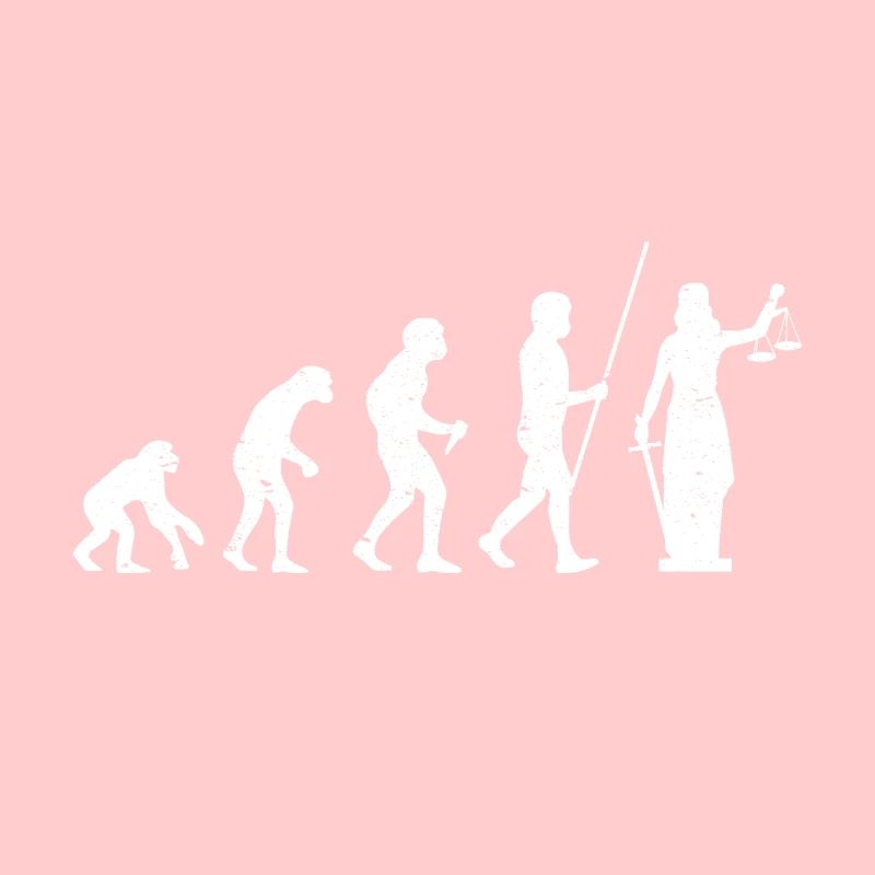 Anwalt Jurist Jura Justitia Evolution