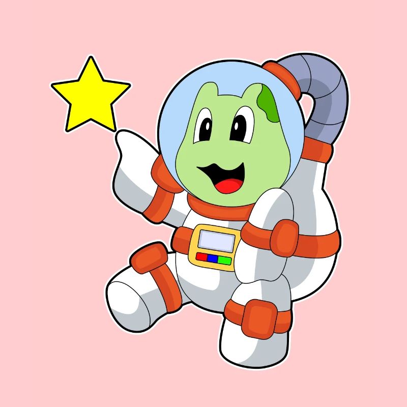 Espace Turtle Astronaut