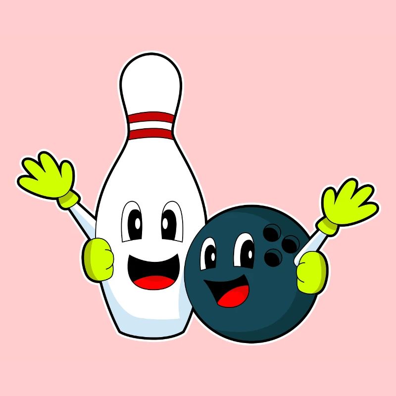 Quille à boule de bowling
