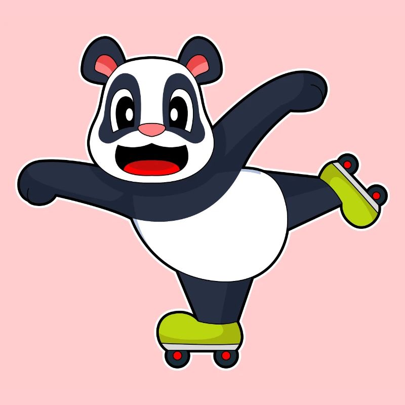 Panda Inline skating Inline skates
