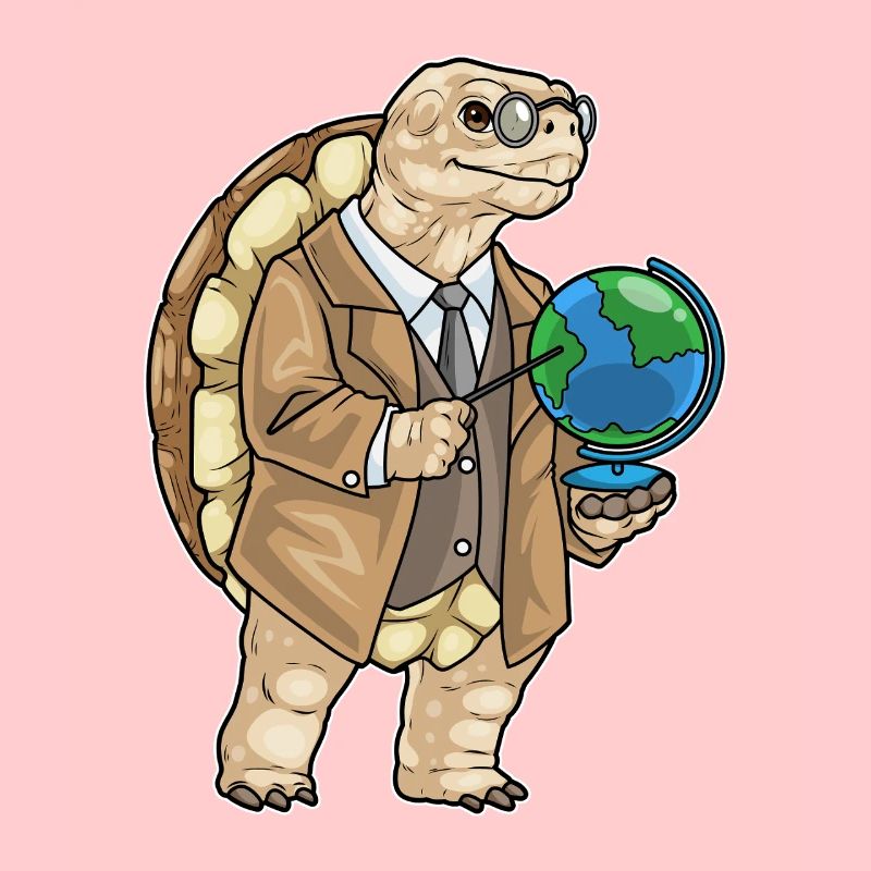 Globe de l’enseignant d’histoire des tortues