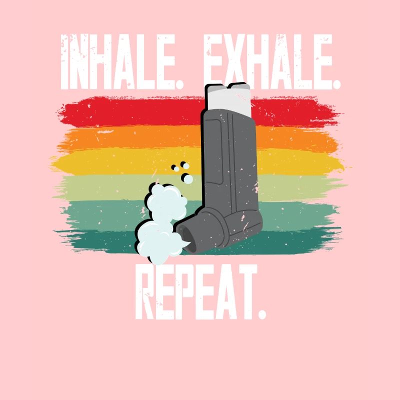 Asthma Asthmatics Inhale Exhale Repeat