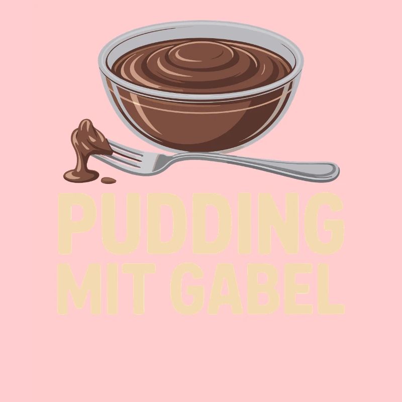 Pudding Mit Gabel