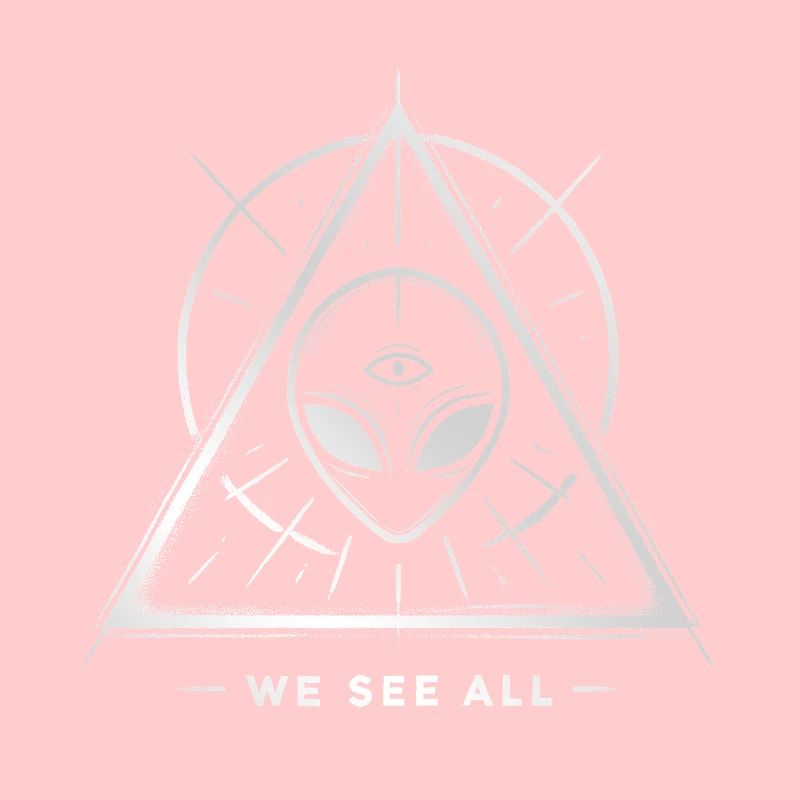 UFO Alien Eye Triangular Sigil