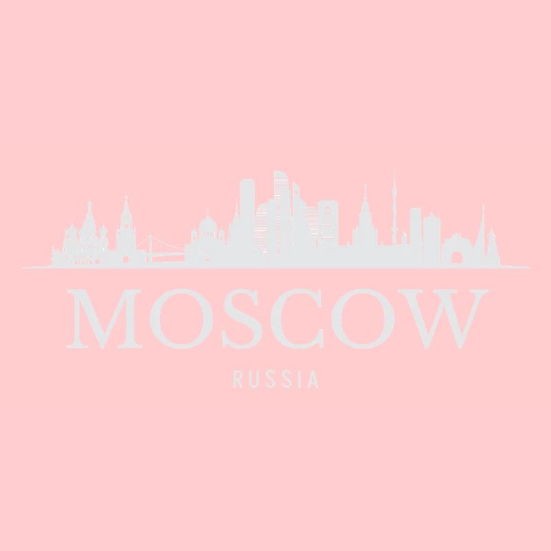 Silhouette de Moscou, Moscou Russie