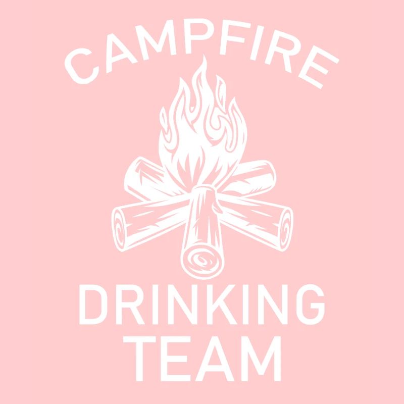 Campfire Drinking Team Retro Outdoors Weekend Gift