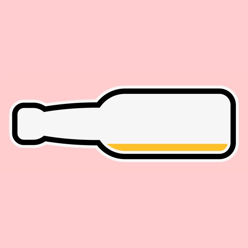 Bierflasche Leer (Bier Bierchen Symbol / POS 3C)