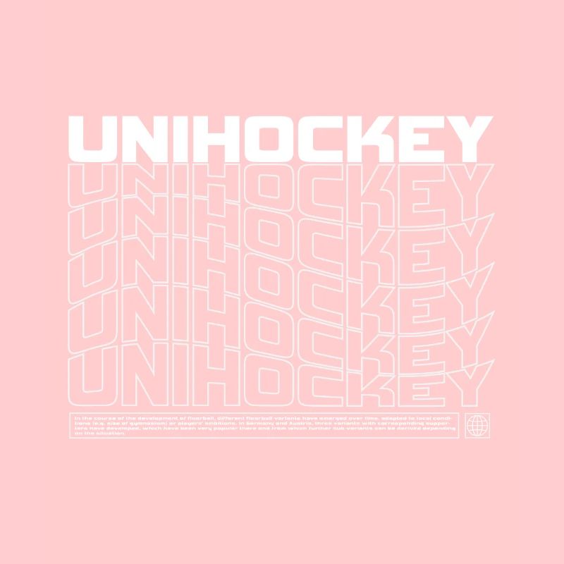 Floorball Typo Pattern