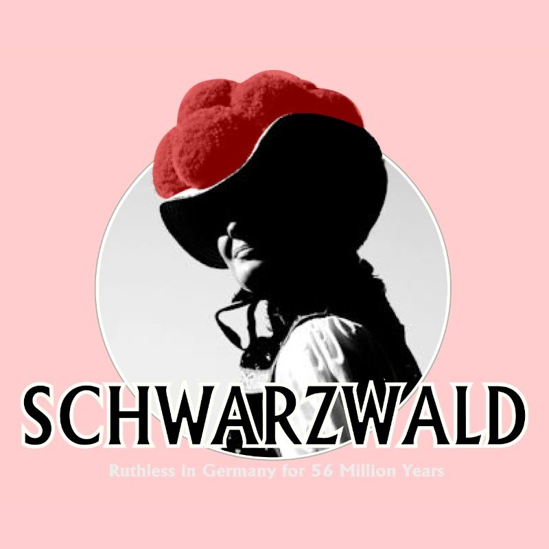 Schwarzwald Retro Silhouette