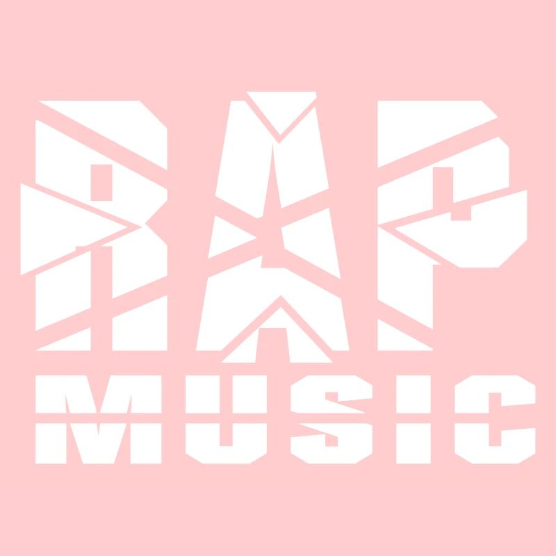 Conception de musique rap découpée