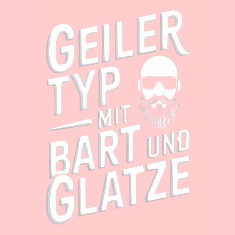 guy with beard & bald head beard wearer