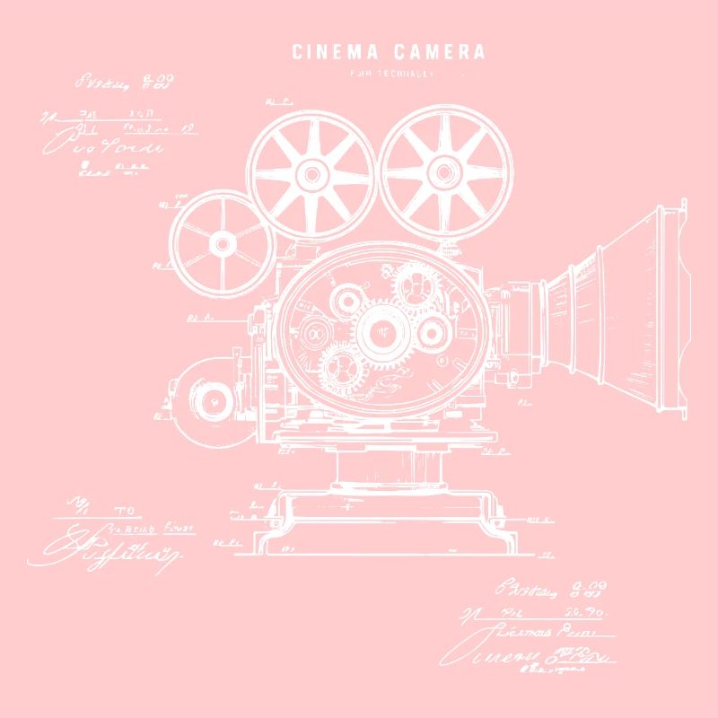 Plan de caméra cinématographique vintage