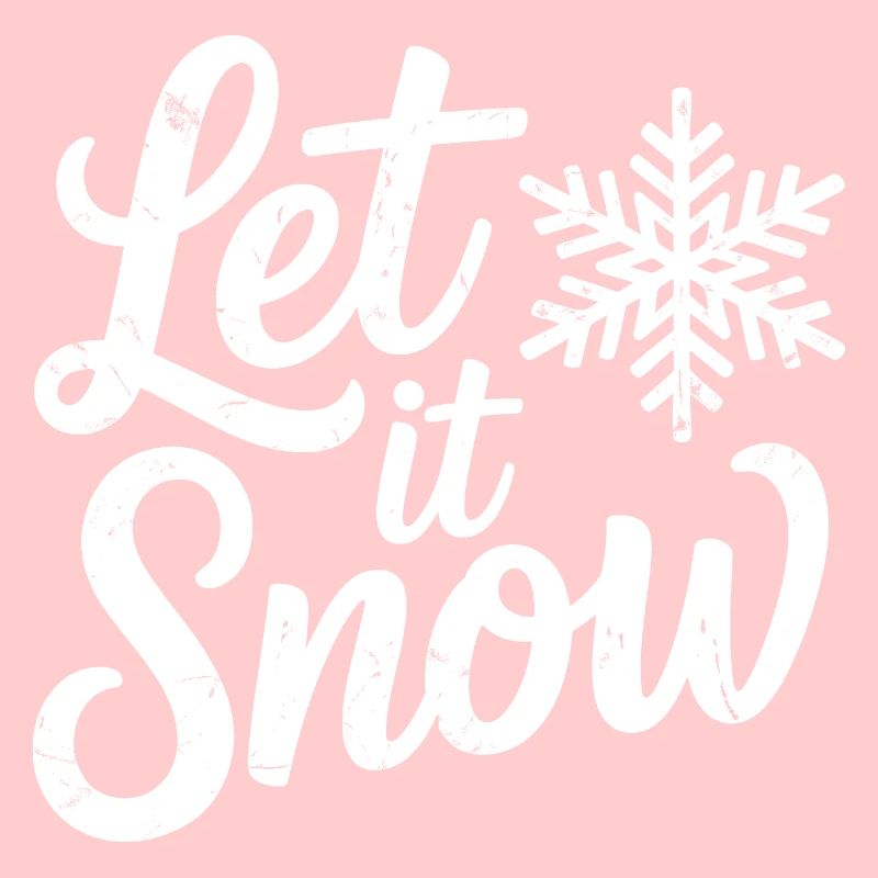 Flocon de neige de Noël Let It Snow