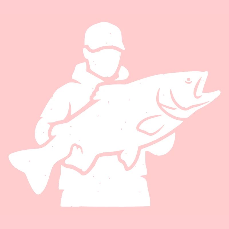 Fierté de pêcheur : silhouette classique de pêcheur
