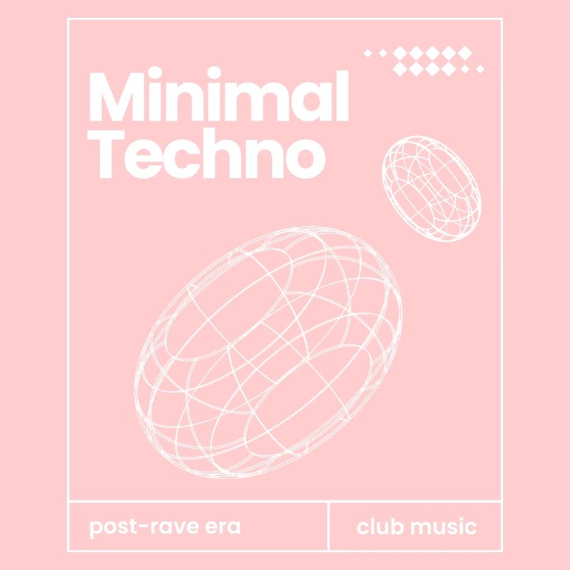 Conception minimale des sphères musicales techno