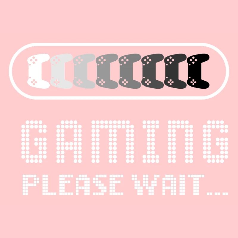 Gaming Please Wait – Funny Gamer Loading Tee