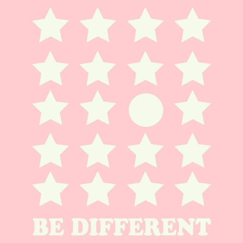 Be Different Star Grid Circle