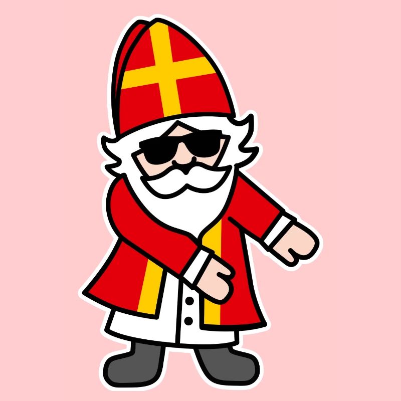 Sinterklaas Saint Nicolais Floss Dance Flossing