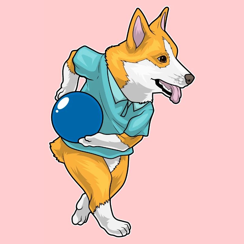 Corgi Bowling Boule de bowling