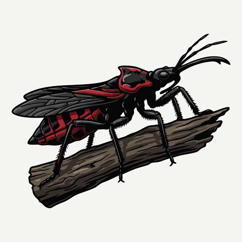 Bug Assassin, Bug Hunter, Red Strike Tattoo
