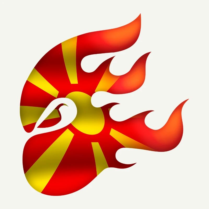 Drapeau de la Macédoine - Macédoine - Ninja