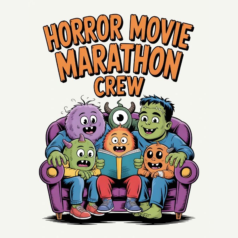 Die Crew eines Horrorfilm-Marathons