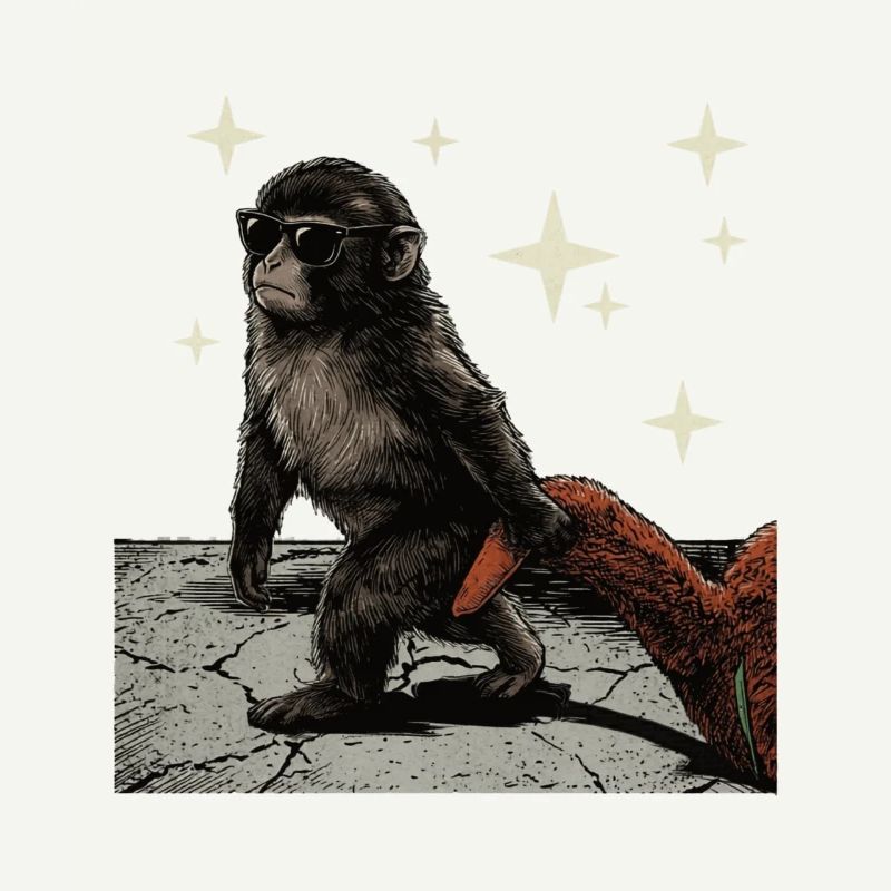 Bébé Singe Coup de Poing