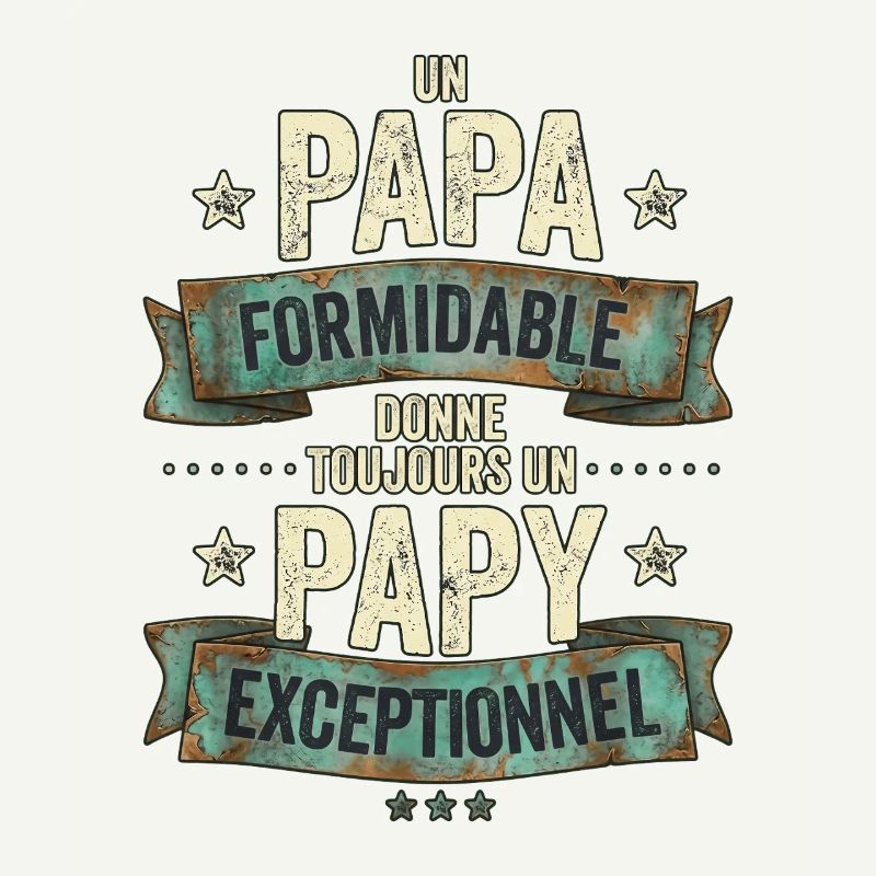 Papa Formidable Papy Exceptionnel Cadeau