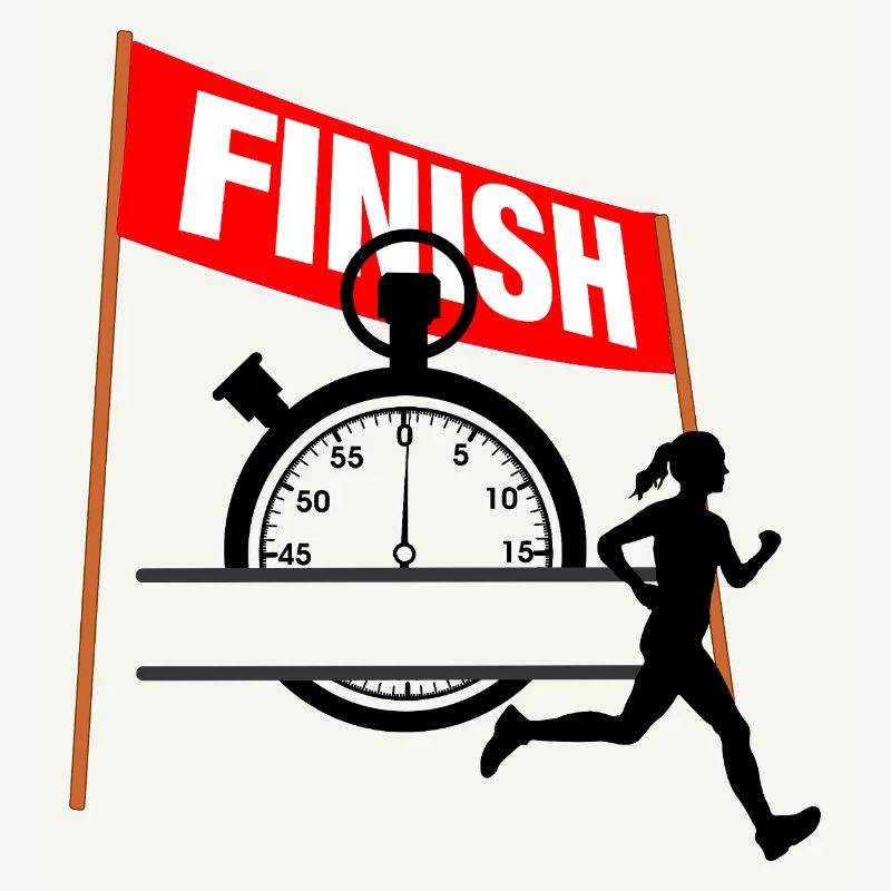 Temps d’arrivée des coureuses – Record de la course