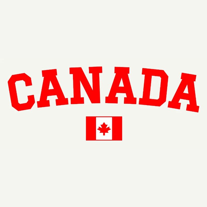 Canada Flag Design Red