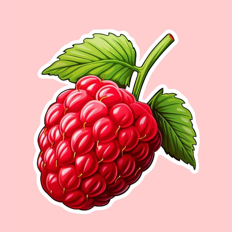 Himbeere einzeln