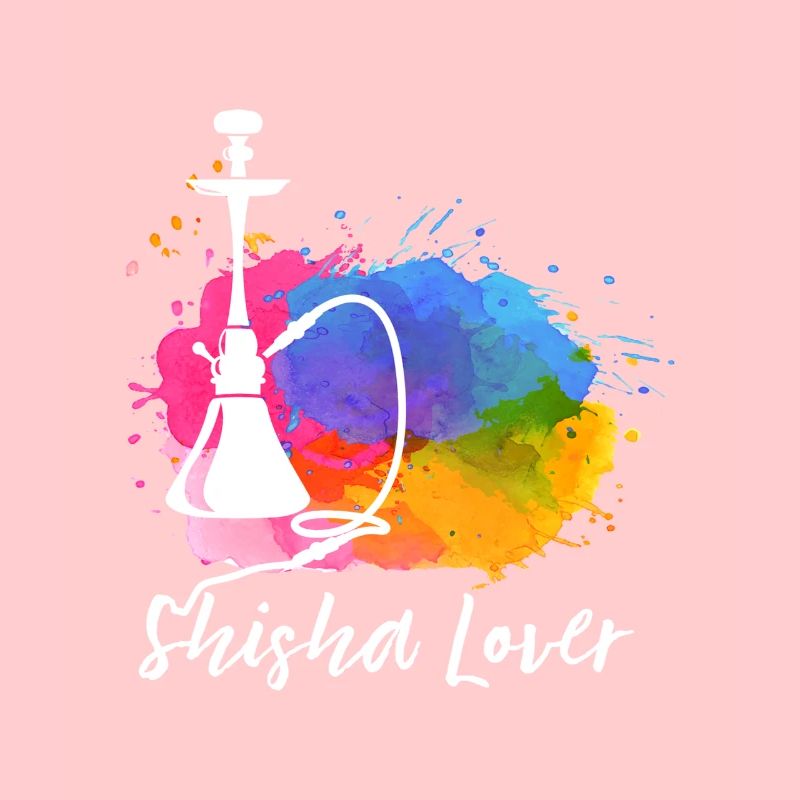 Explosion de couleurs Shisha Love / Pipe à eau au narguilé.