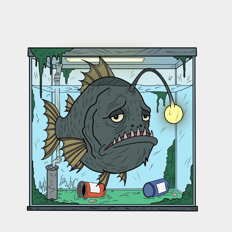 La vie des poissons d’aquarium