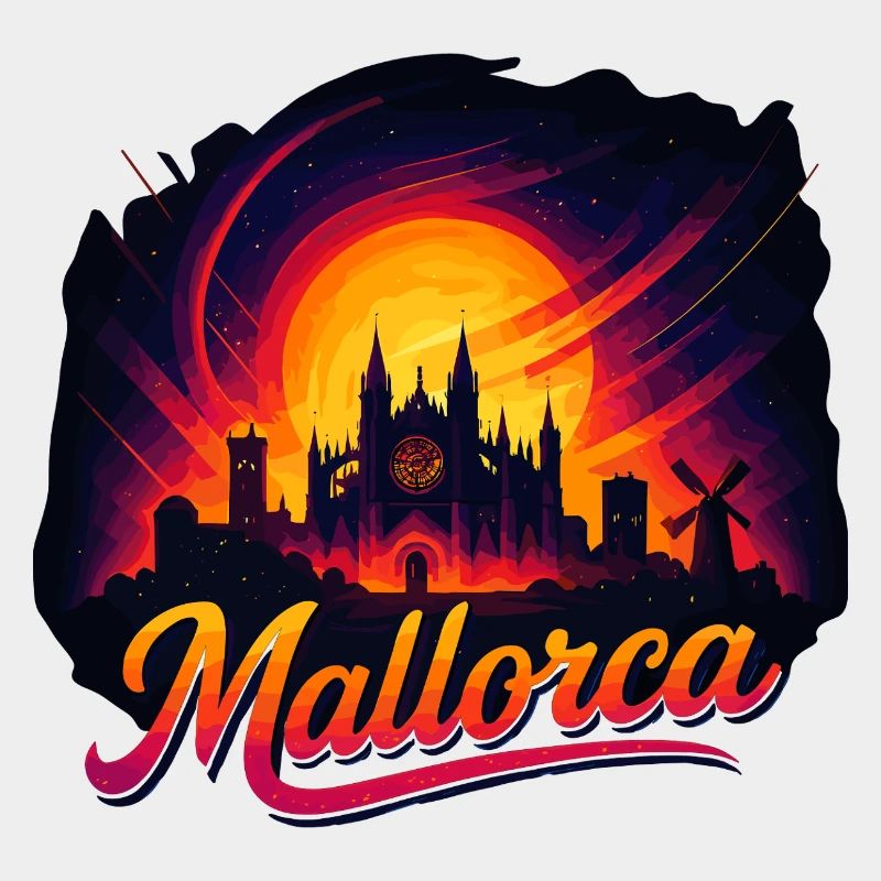 Mallorca Sunset Cathedral Gift Palma