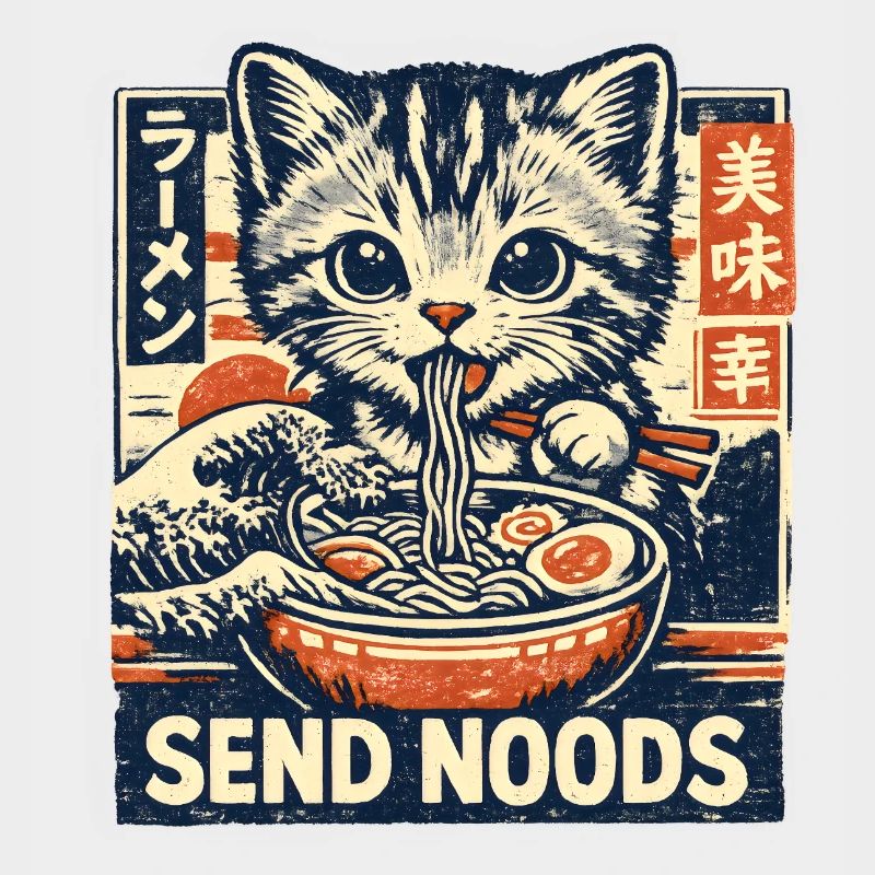 Ramen Cat Send Noods